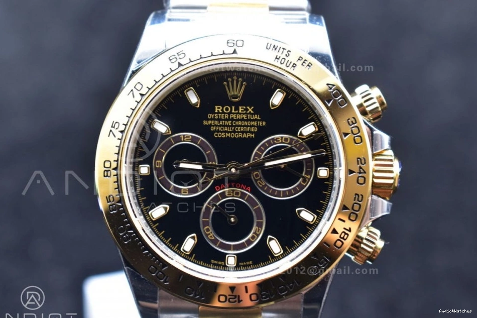 Best BTF and 116503 Daytona Bracelet Dial 1:1 SS Modern SA Edition Case Black 734 904L 1007